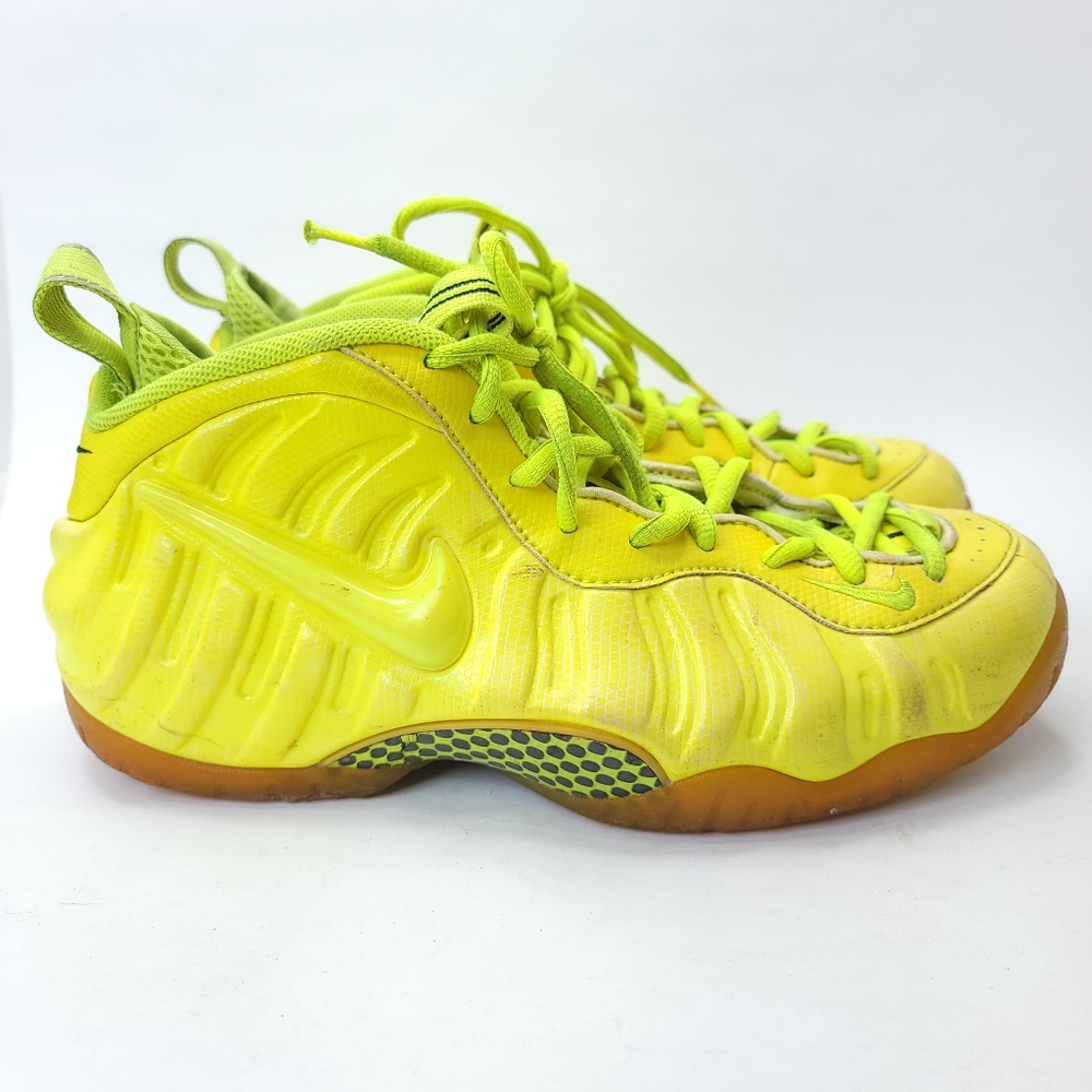 Nike Foamposite Pro Volt Green Neon 624041-700 Men's Size 10.5
